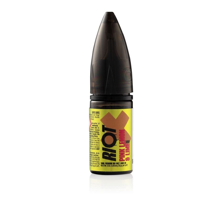 Riot E-Liquid X Pink Lemon & Lime 10ml Nic Salt E-liquid