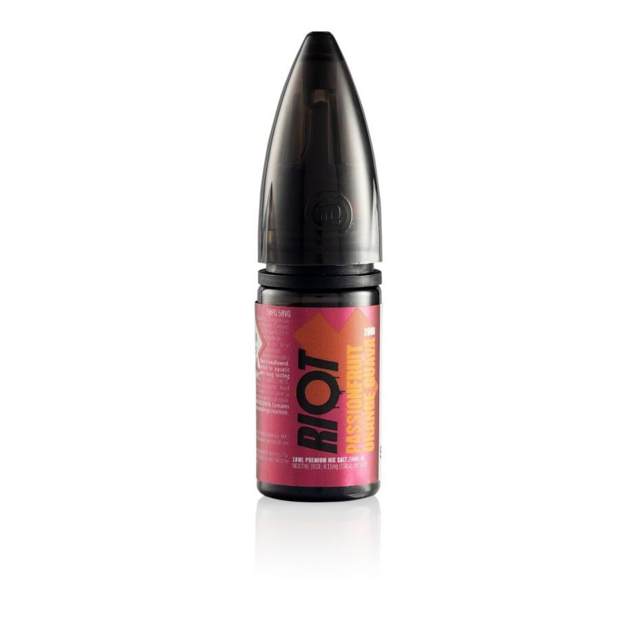 Riot E-Liquid X Passionfruit Orange Guava 10ml Nic Salt E-liquid
