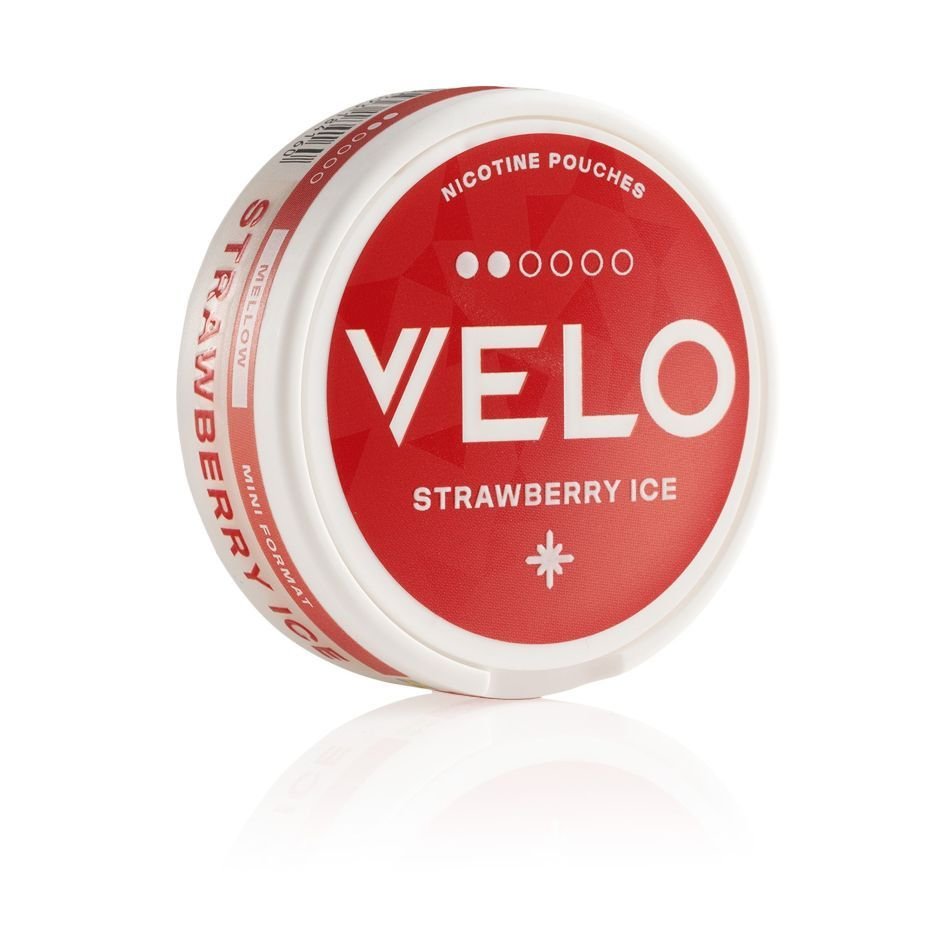 VELO Strawberry Ice Mini Nicotine Pouches