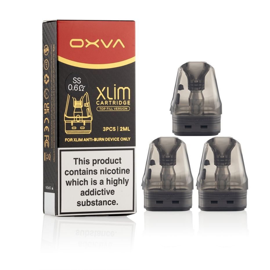 OXVA Xlim Stainless Steel Pods (Top-Fill)