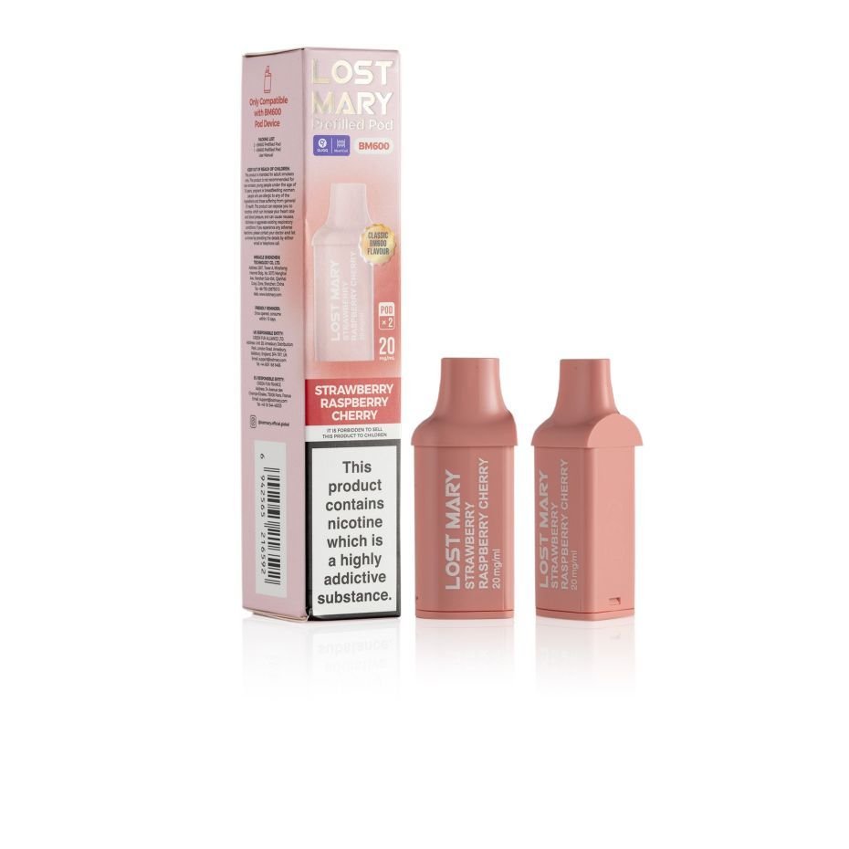 Lost Mary BM600 Strawberry Raspberry Cherry Pods
