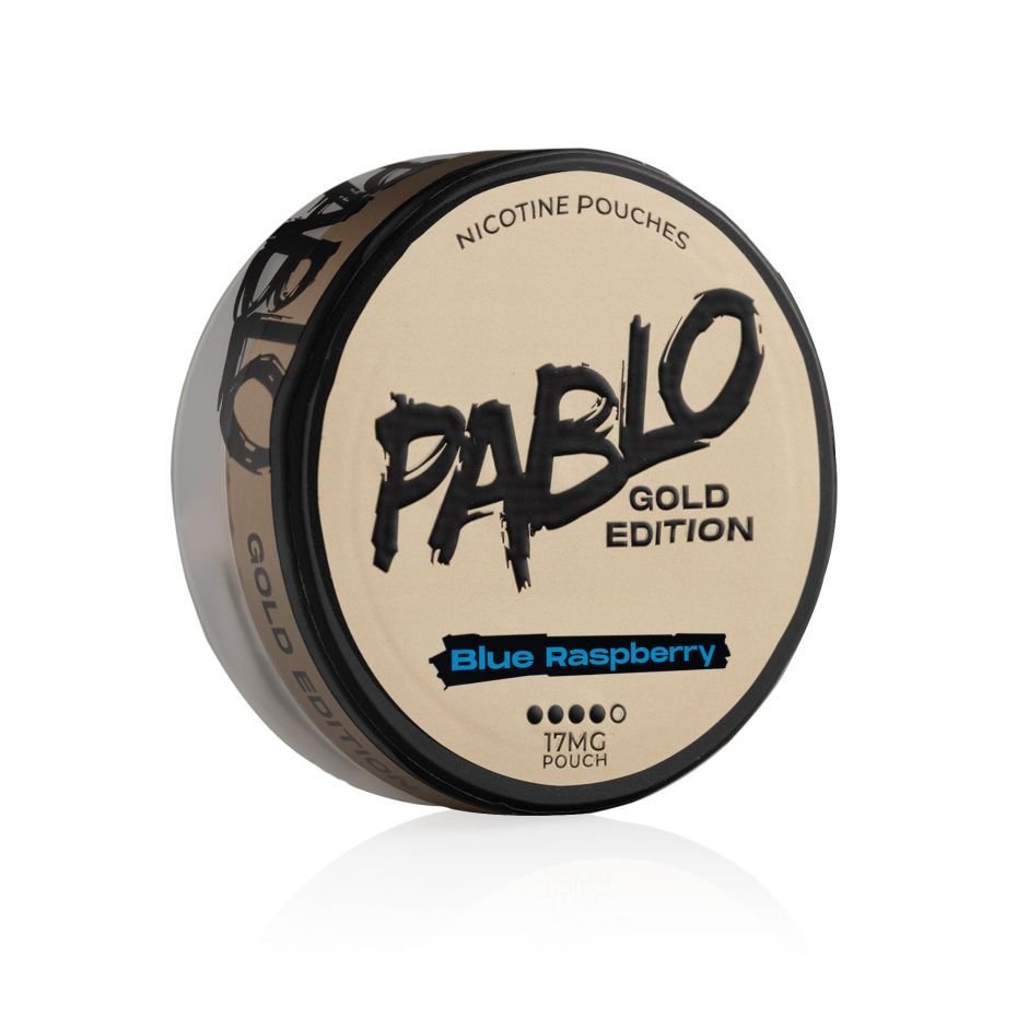 Pablo Blue Raspberry Gold Edition Nicotine Pouches
