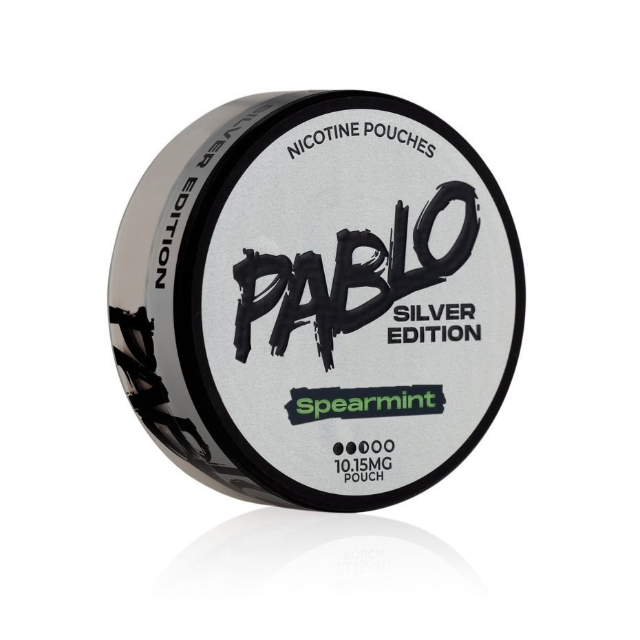 Pablo Spearmint Silver Edition Nicotine Pouches