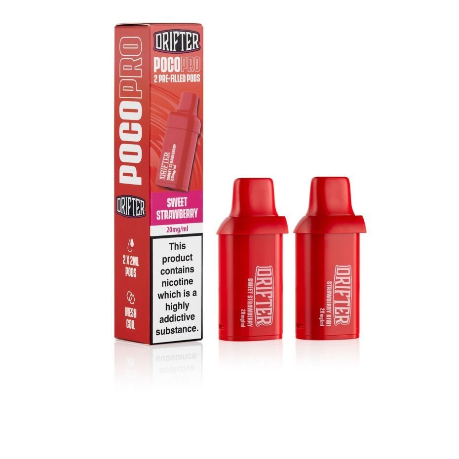 Drifter Vape Juice Sweet Strawberry Poco Pro Pods