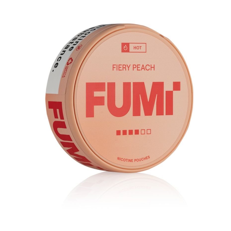 FUMi Fiery Peach Nicotine Pouches