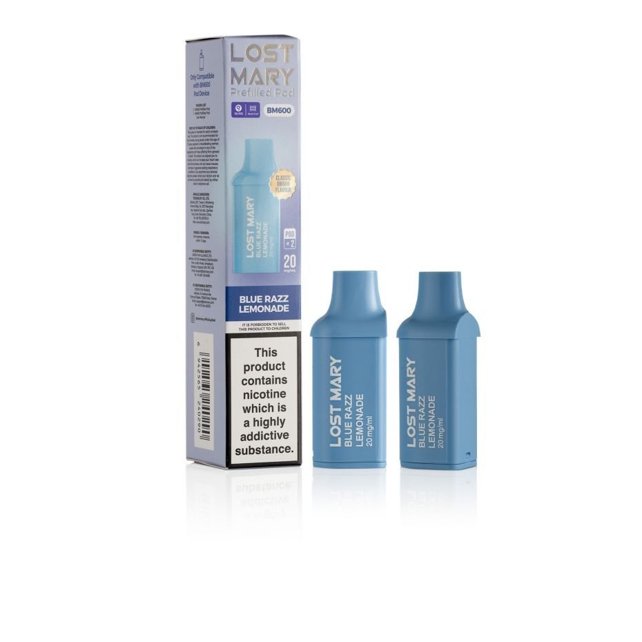 Lost Mary BM600 Blue Razz Lemonade Pods