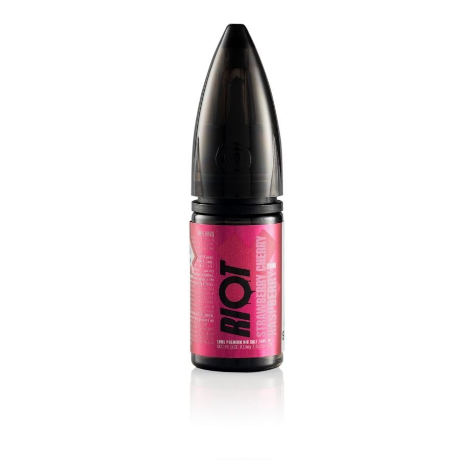 Riot E-Liquid X Strawberry Cherry Raspberry 10ml Nic Salt E-liquid