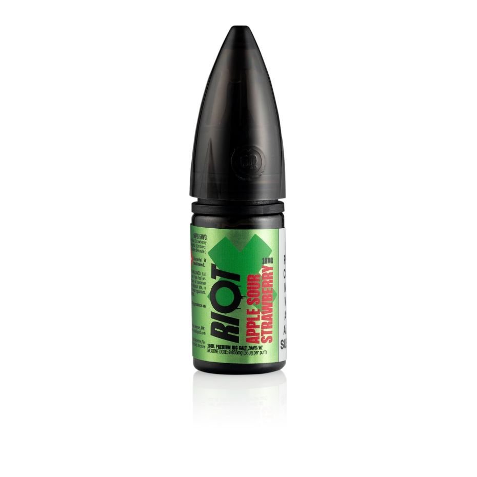 Riot E-Liquid X Apple Sour Strawberry 10ml Nic Salt E-liquid