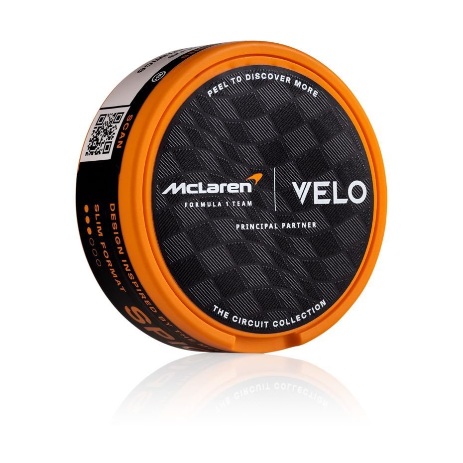 VELO McLaren Spicy Papaya Nicotine Pouches