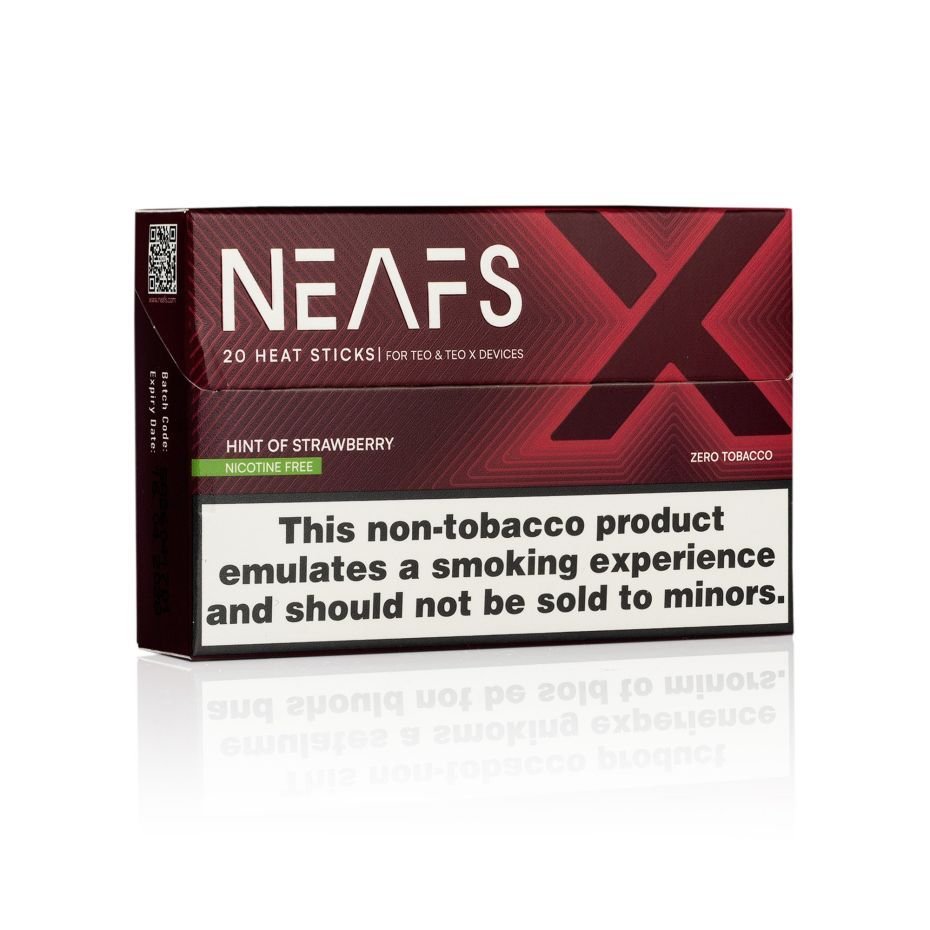 NEAFS X Hint of Strawberry Nic Free Sticks