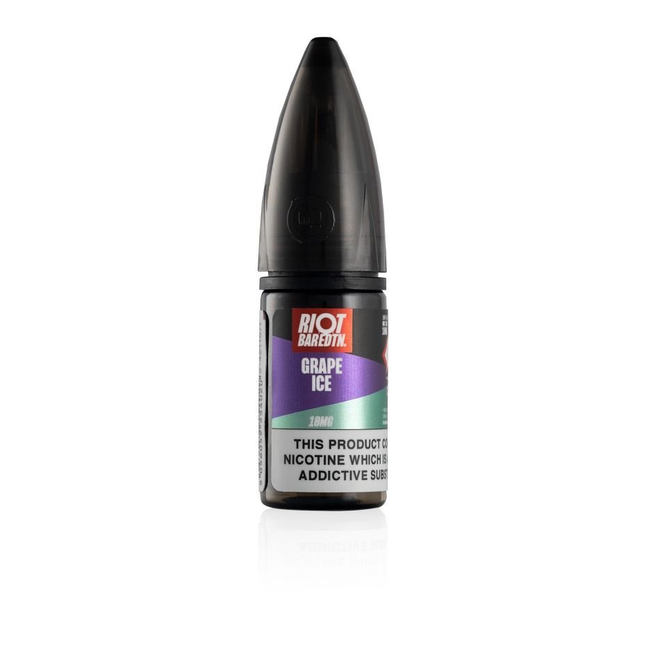 Riot E-Liquid Grape Ice Bar ﻿EDTN 10ml Nic Salt E-Liquid