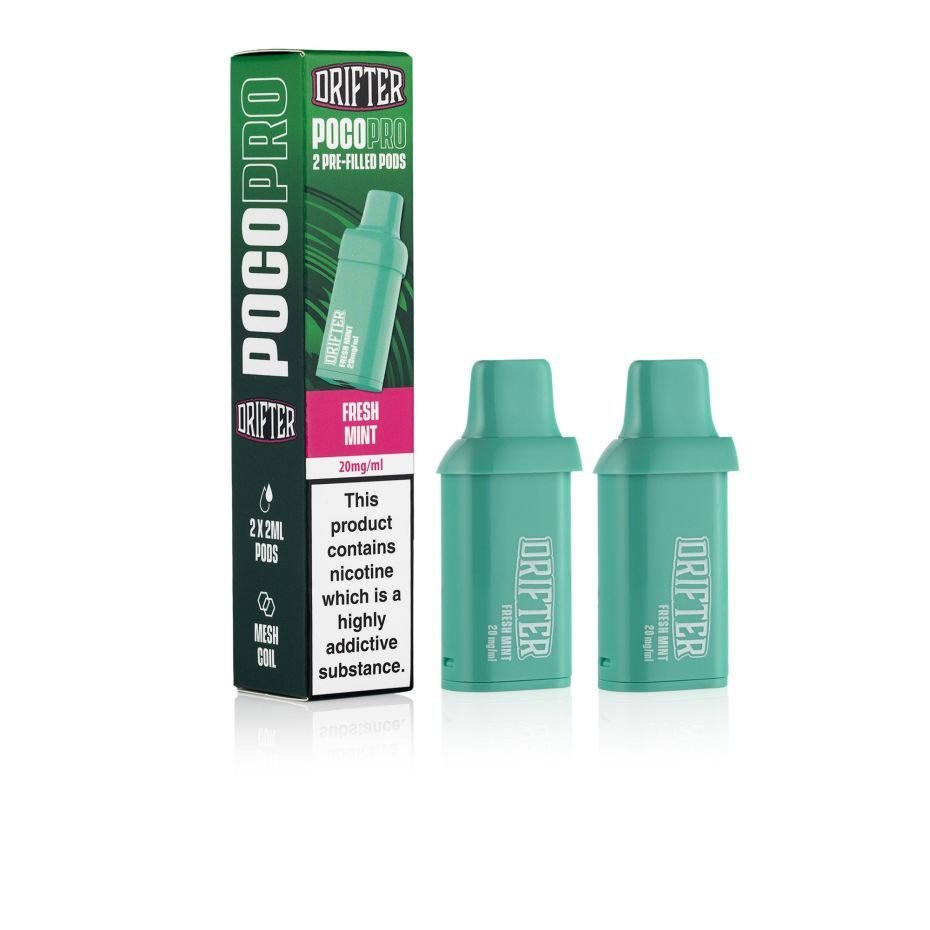 Drifter Vape Juice Fresh Mint Poco Pro Pods